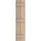 Ekena Millwork Rustic Two Board Joined Board-n-Batten Rough Sawn Faux Wood Shutters, 11W x 80H, PR SHUBJS11X80RSPR - alternate 12